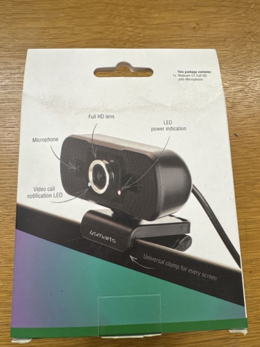 Webcams: Webcam Full HD mit Mikrofon – Neuf avec emballage d'origine à Ehrendingen par Sansav 1
