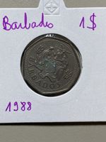 Barbades - 1 dollar - 1988