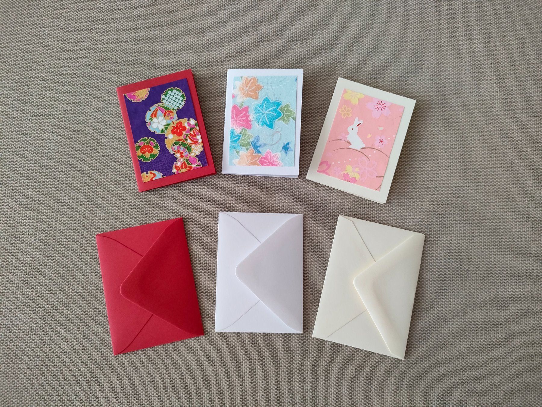 Cartoline: 30 Mini Karten mit Japanisches Papier – Nuovo e nell'imballaggio originale da Bern venduto da Lidia.5 2