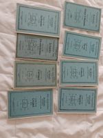 ​8 Cartes Siegfried Anciennes - Atlas Topographique Suisse