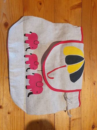 Kinderrucksäckli, kleiner Rucksack mit Elefanten