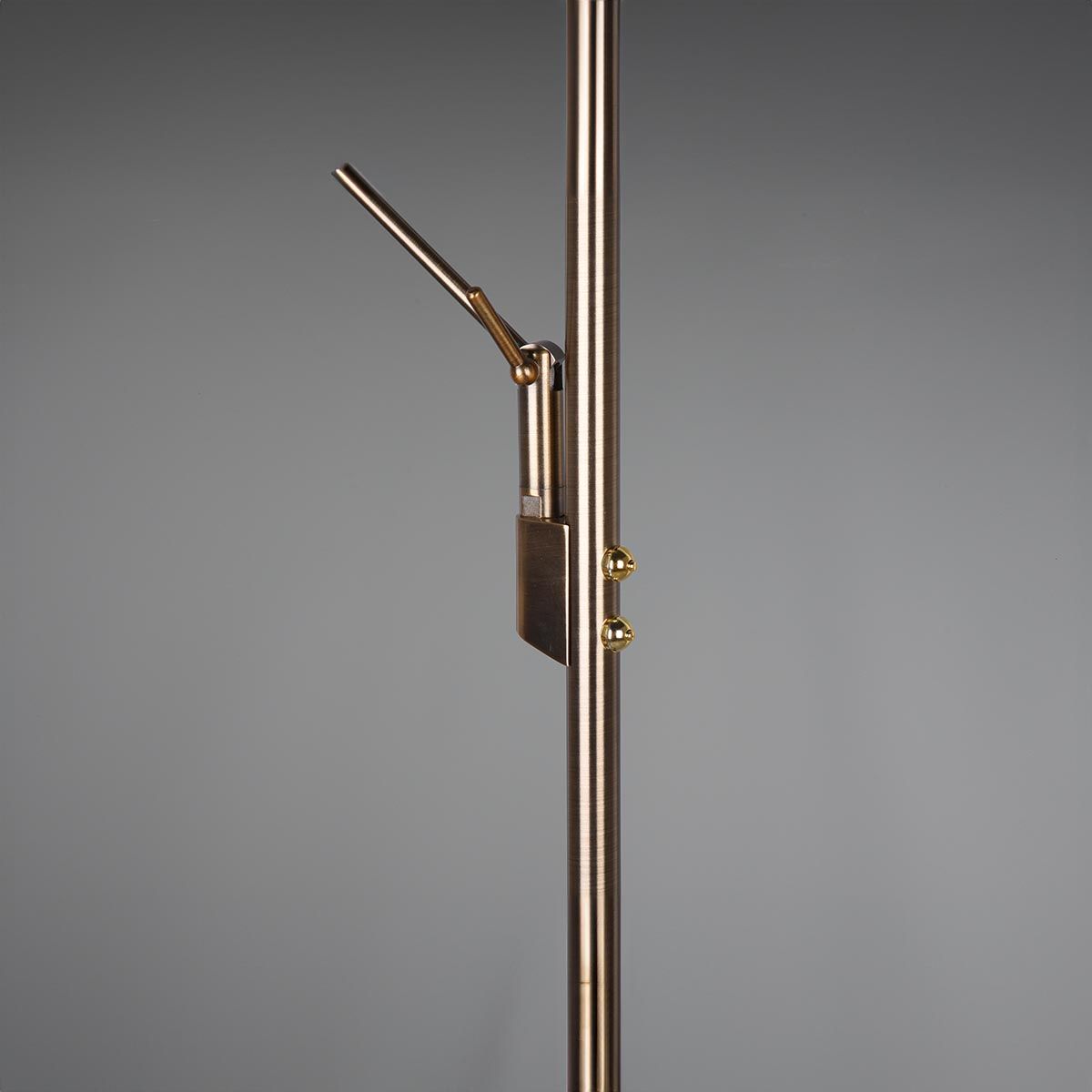 Lampade: LED Stehleuchte, Altmessing, Dimmbar – Nuovo (secondo la descrizione) da Kreuzlingen venduto da Smart-Light 7
