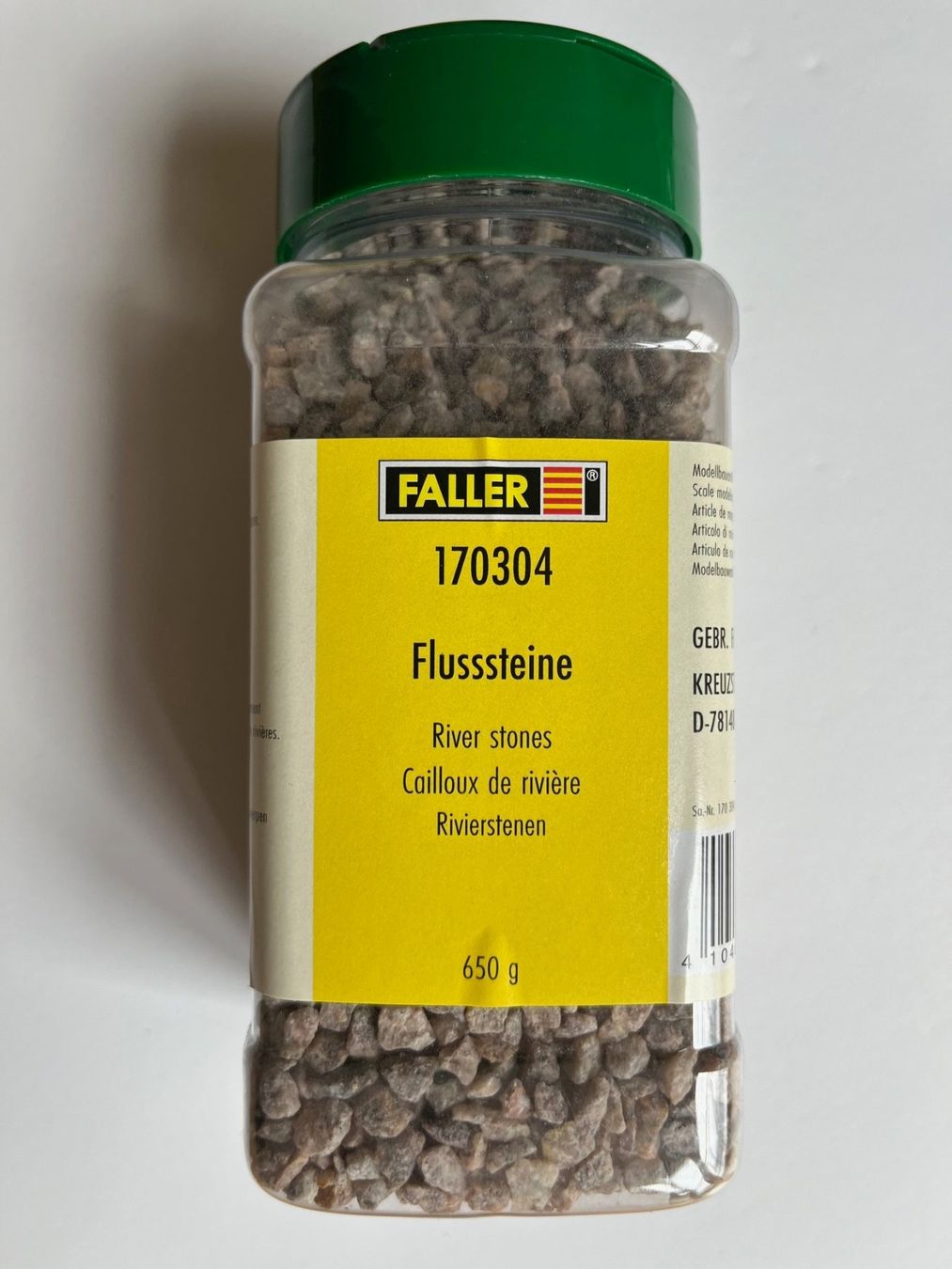 Faller Modellini di ferrovie: Faller 170304 Flusssteine, beige, 650 g – Nuovo e nell'imballaggio originale da Horgen venduto da Aladdins_Wunderlampe