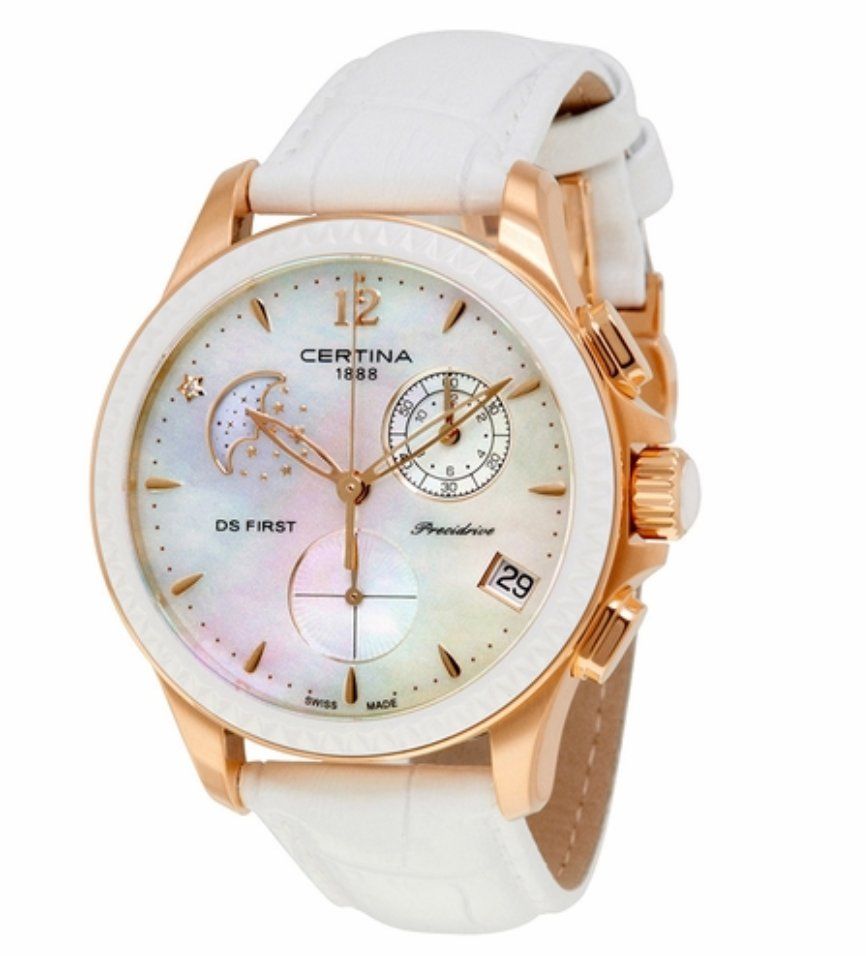Certina Orologi: Certina DS First Lady Moonphase Chronograph – Nuovo e nell'imballaggio originale da Lausanne venduto da lei_7czh 2