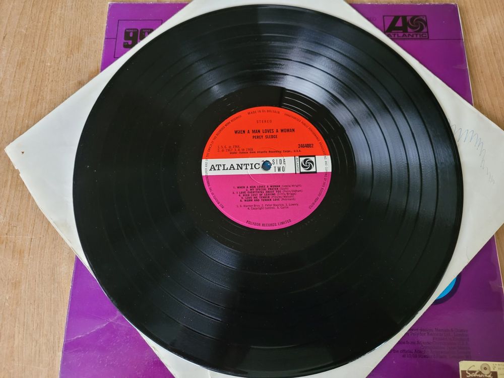 LP Vinyl: Percy Sledge – When A Man Loves A Woman - 1971 5