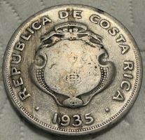 Costa Rica 1 Colon 1935