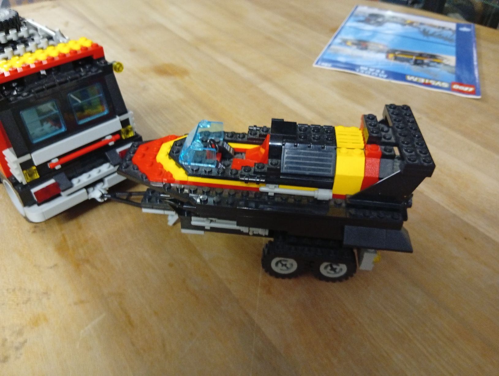 Lego Jeux de construction: LEGO SYSTEM MODEL TEAM 5581 Van mit Boot mit Anleitung – D'occasion à Trun par kawak1 2