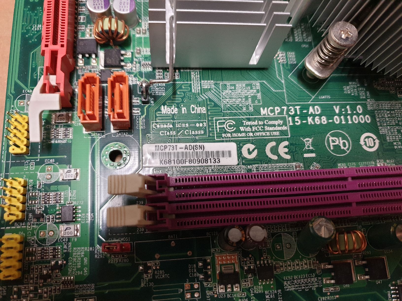 Cartes mère: Mainboard MCP73T-AD V:1.0 – D'occasion à Ittigen par Ziok187 3