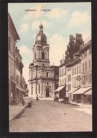 #Morges VD , L'Eglise , Hotel De L'Union , gel. 1928