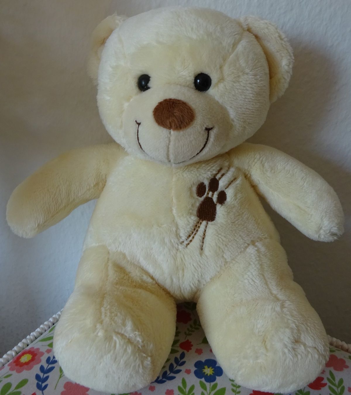 Jouets: Teddybär Weiss-Gelb – Neuf (Voir description) à Muttenz par Gepard23 1