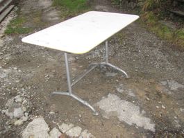 BIGLA Blechtisch Gartentisch 70x120cm, Höhe 75