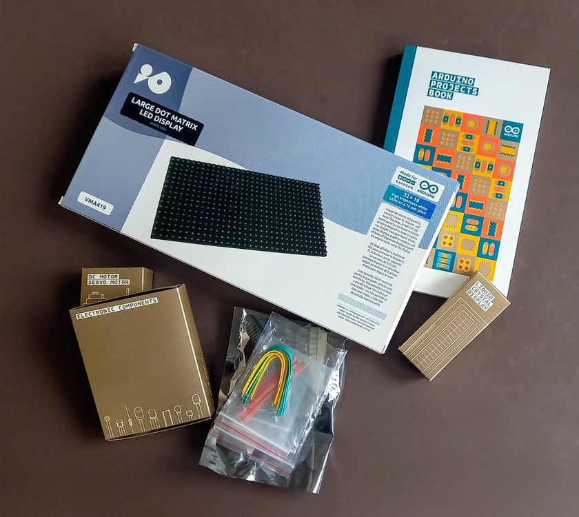 Arduino Komponenten und Zubehör, Large Dot Matrix LED (Gebraucht) in ...