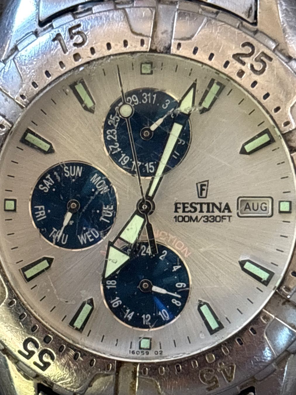 Festina Orologi: Montre Festina multifonction acier – Usato da pringy venduto da Jafrije3 2