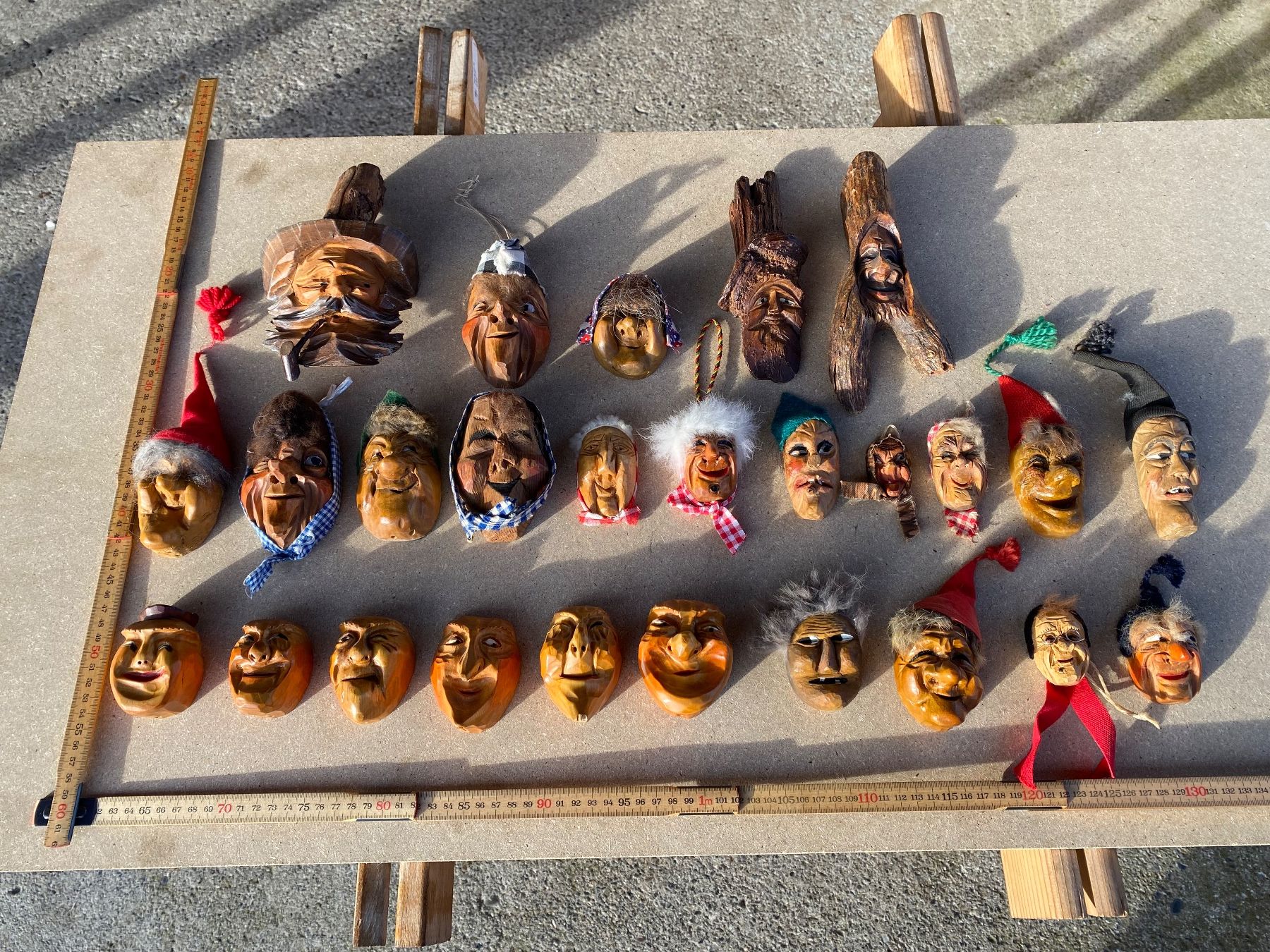Sonstige Antiquitäten & Kunst: schöne Krienser Holzmasken – Gebraucht aus Feldbach von Olive1 9