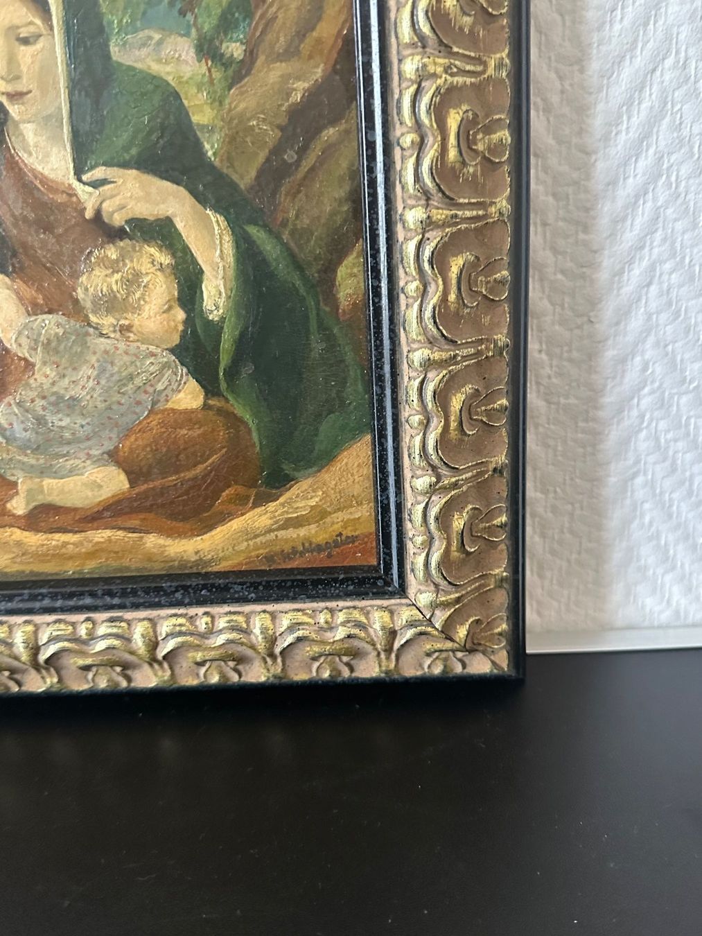 Gemälde: Oelbild Karl Schlageter, " Mutter mit Kind" gerahmt – Gebraucht aus Amriswil von Bully2013 6