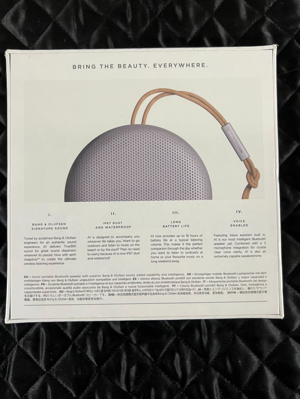 Bang & Olufsen Casse acustiche: B&O Beosound A1 2nd Gen nordic Ice – Nuovo e nell'imballaggio originale da Kirchberg SG venduto da EPGaemperle 2