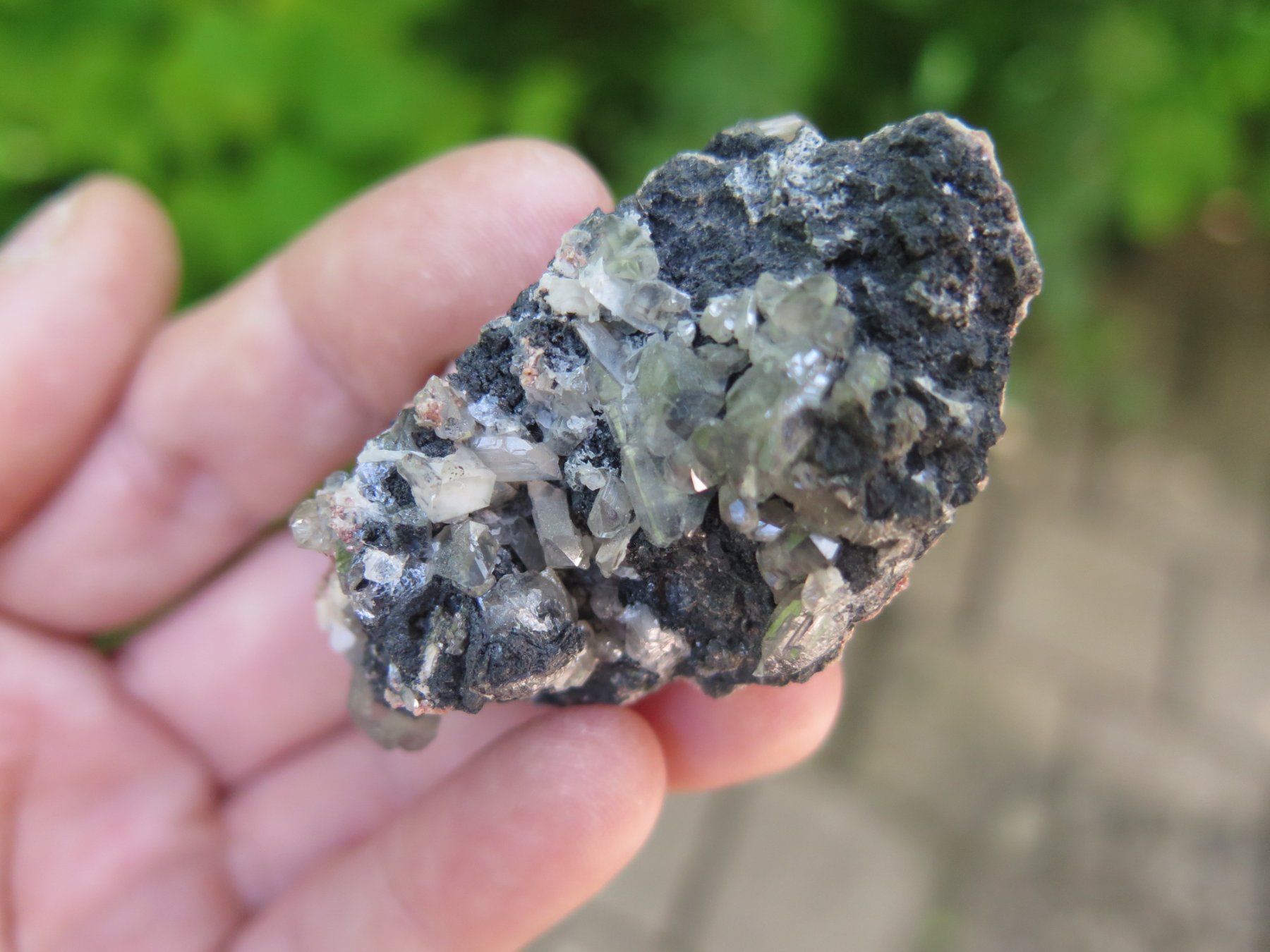 Mineralien & Heilsteine: Cerussit mit Bleiglanz und Dolomit von Marokko – Gebraucht aus Schaffhausen von Yamakana51L8736OQ8 8