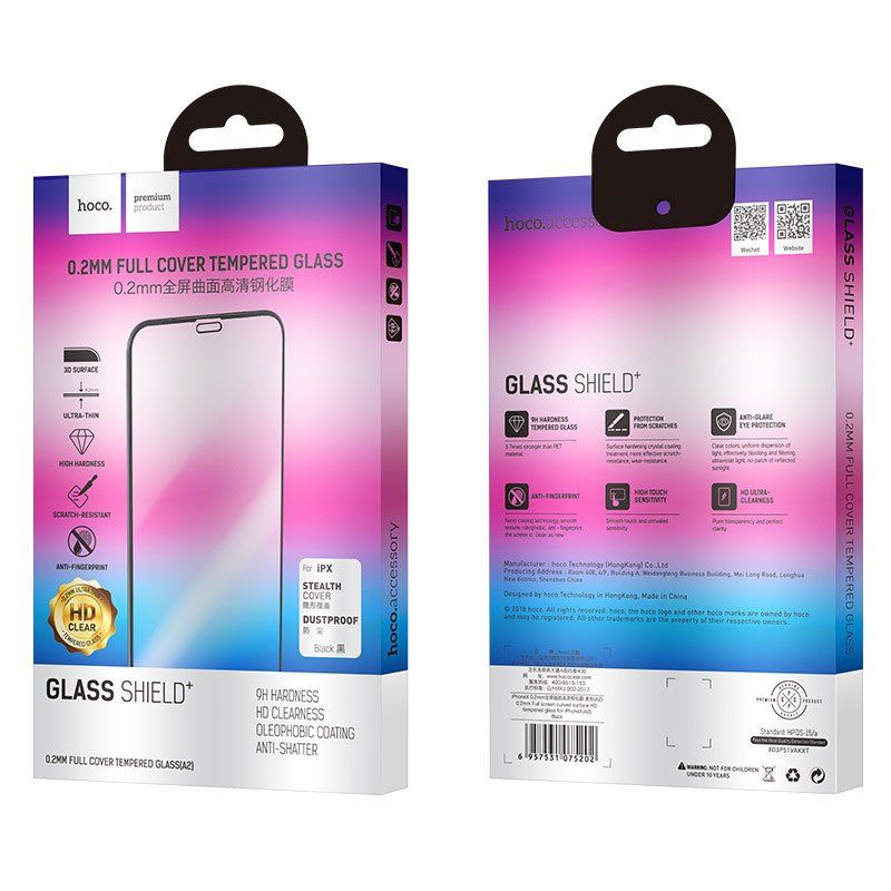 Ritocchi & pellicole di protezione: Hoco A2 iPhone 11 Pro Max - XS Max 3D Panzerglas Anti-FA – Nuovo e nell'imballaggio originale da Meilen venduto da DillyTecH