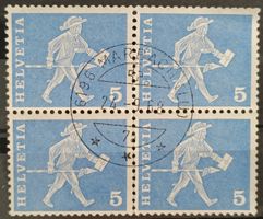 1960 Standesläufer Fribourg Viererblock