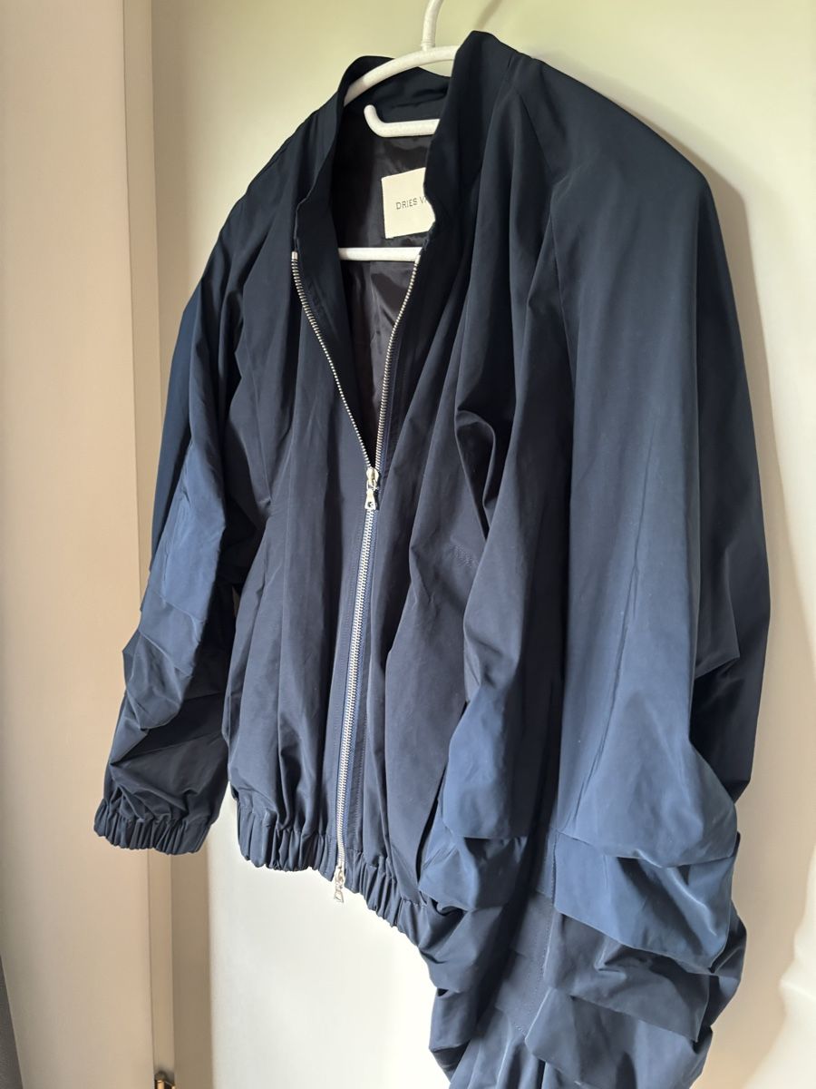 Giacche: Navy Bomberjacke Dries Van Noten – Usato da Winkel venduto da Zimtguetzli 3