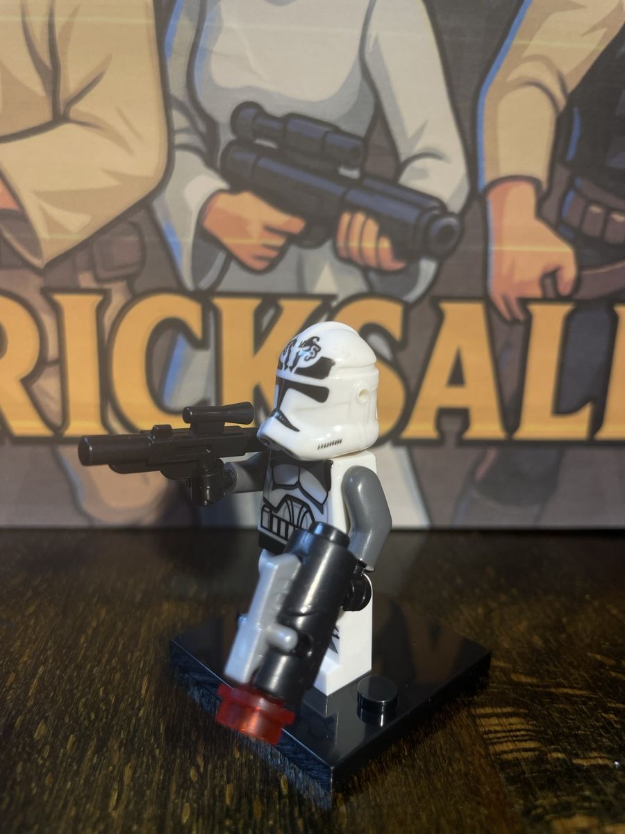 Star Wars Statuette: Star Wars Wolfpack Trooper Clone Figur Lego-Komp. – Nuovo (secondo la descrizione) da Zufikon venduto da BrickSales