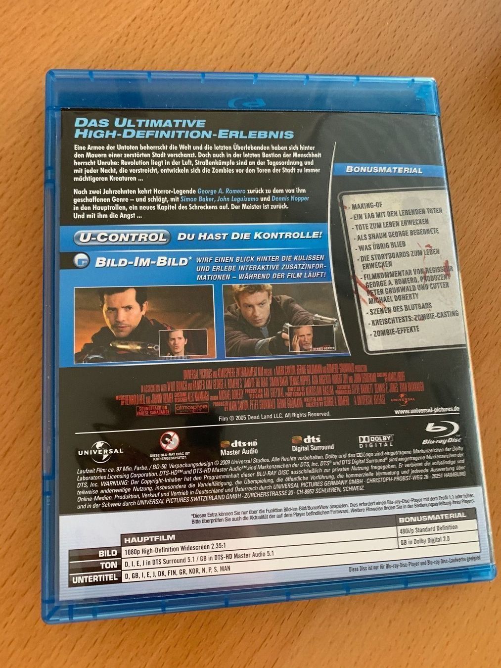 Tutti i DVDs: Land ofrhe dead – Usato da Goldach venduto da ztp 2