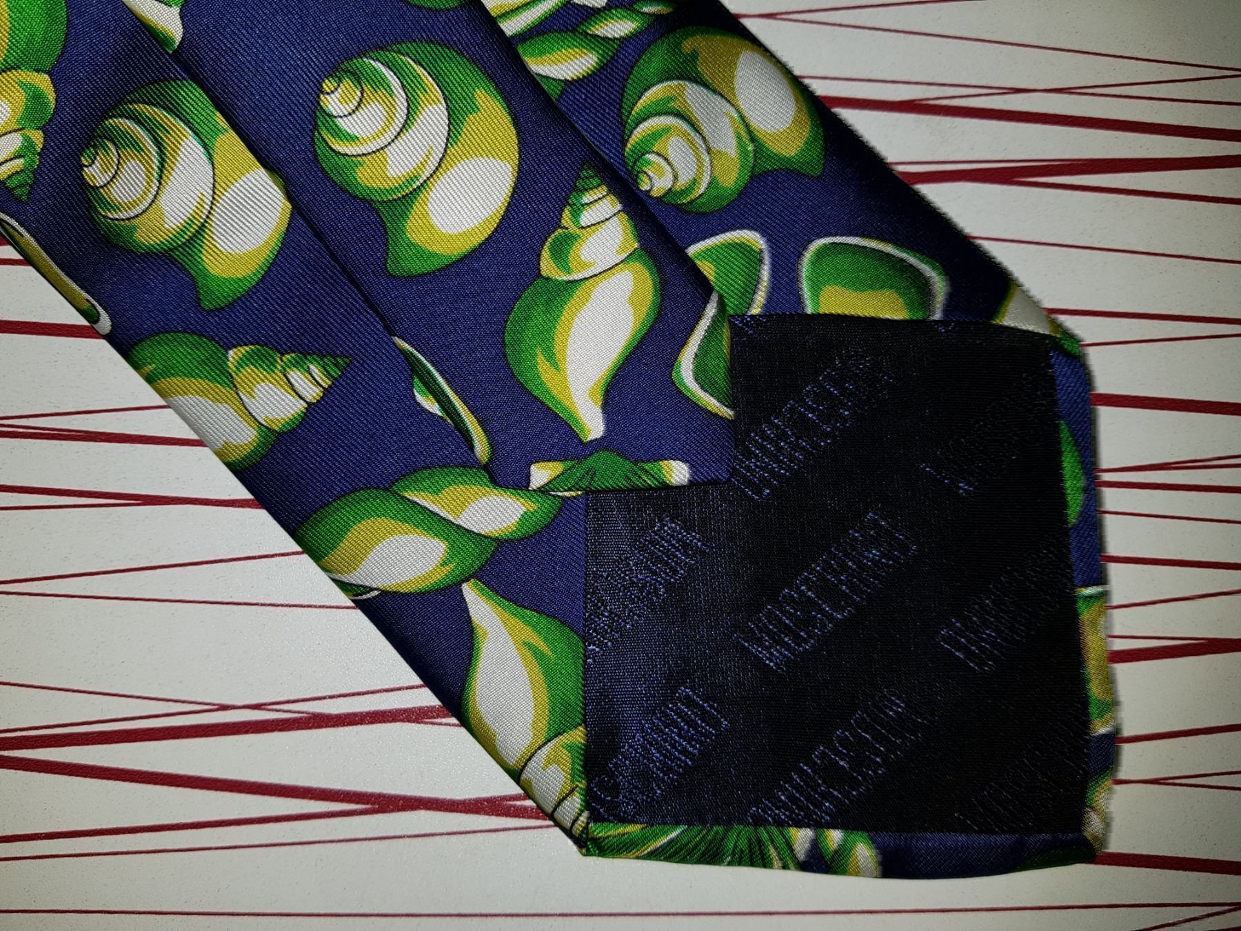 Moschino Krawatten: Cravate en soie / Seiden Krawatte MOSCHINO – Gebraucht aus Cossonay-ville von Super-Price-Quality 4