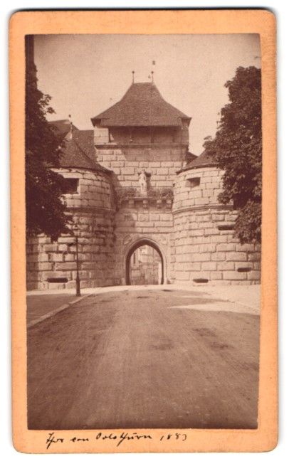Fotografie & Manifesti: Fotografie Solothurn, Baseltor um 1883,  – Usato da Berlin venduto da bartko-reher