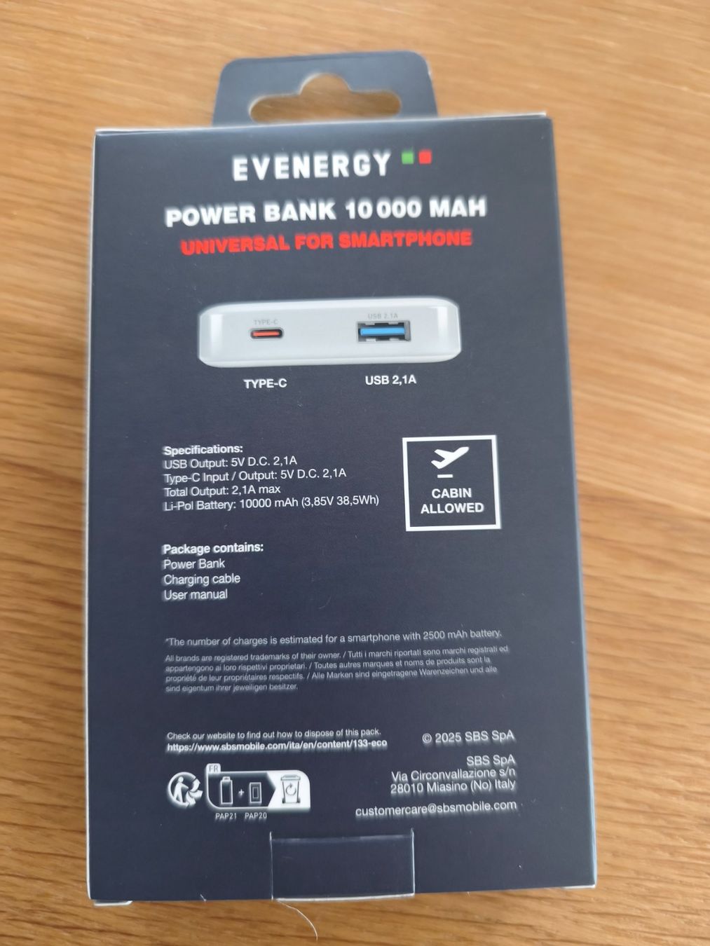 Batterie: Evenergy Power Bank neu – Nuovo e nell'imballaggio originale da Merenschwand venduto da Maxdie29 1