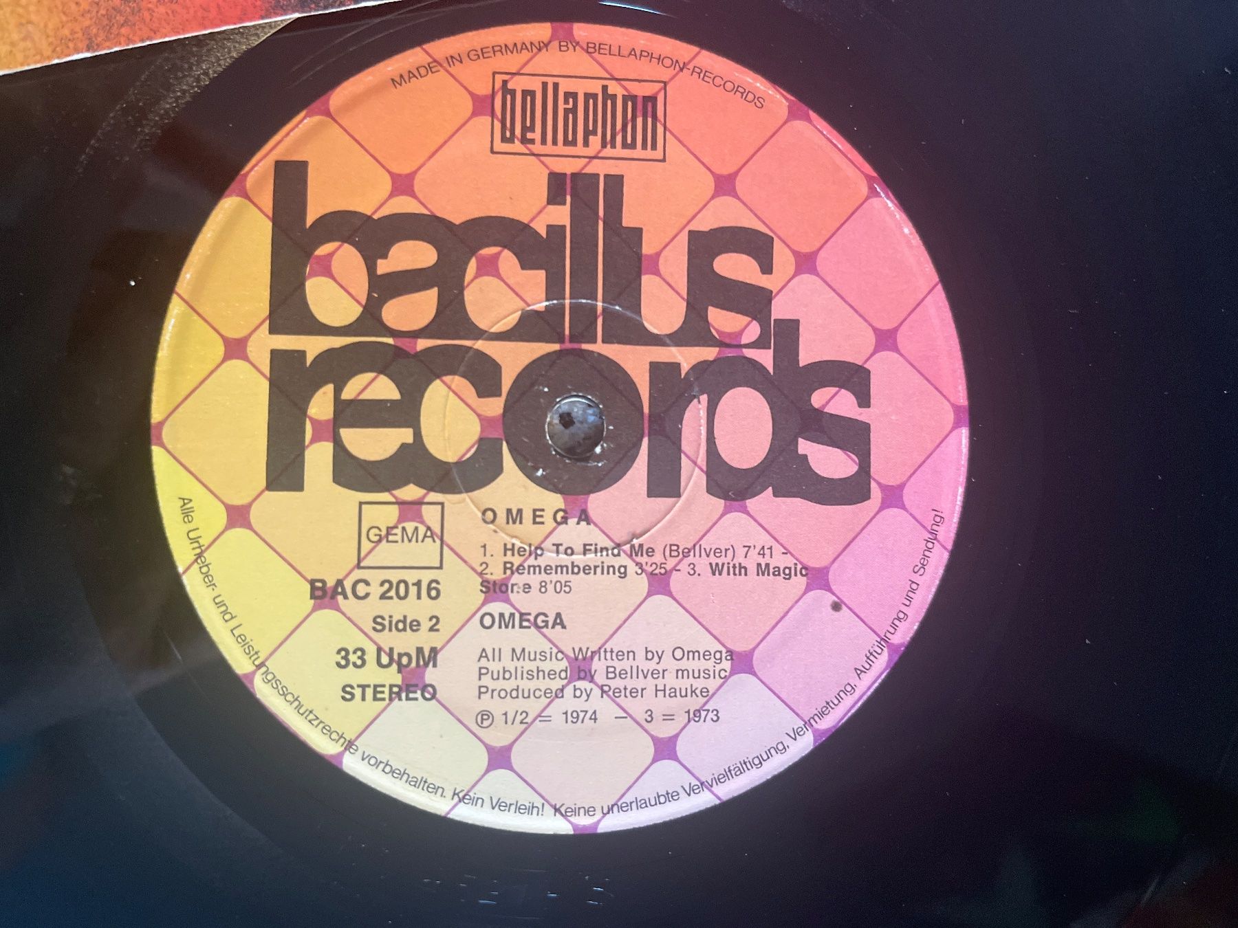 Dischi in vinile: A396/Omega - Are – Usato da Frutigen venduto da Philippe_jsp 2