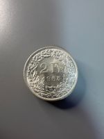 2 Franken 1965 Helvetia Muenze gute Erhaltung
