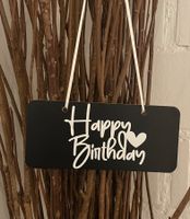 Shabby - Holzschild „Happy Birthday „