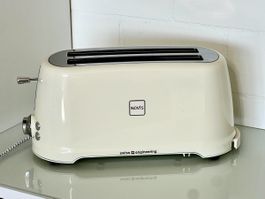 Novis Iconic Line T4 Langschlitztoaster Creme - Top Zustand!