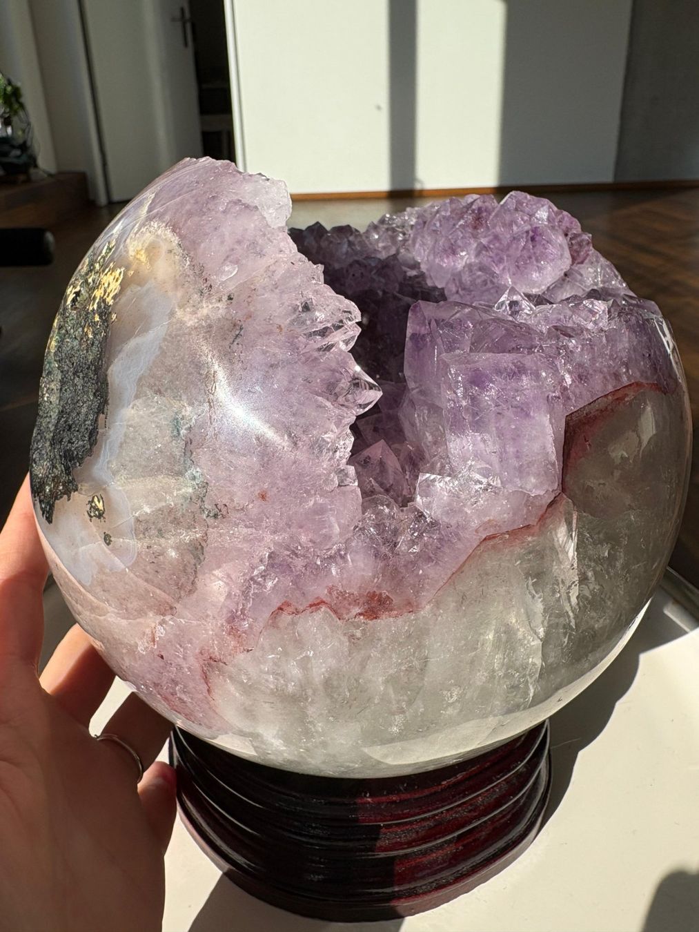 Minerali & Pietre curative: Amethyst Geoden Kugel – Nuovo (secondo la descrizione) da Neuheim venduto da m.hald 9