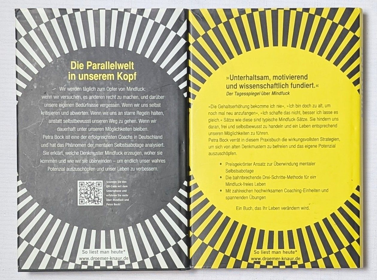 Libri: Mindfuck & Mindfuck - Das Coaching -  Petra Bock – Nuovo (secondo la descrizione) da Wängi venduto da ABIZONE-86 1