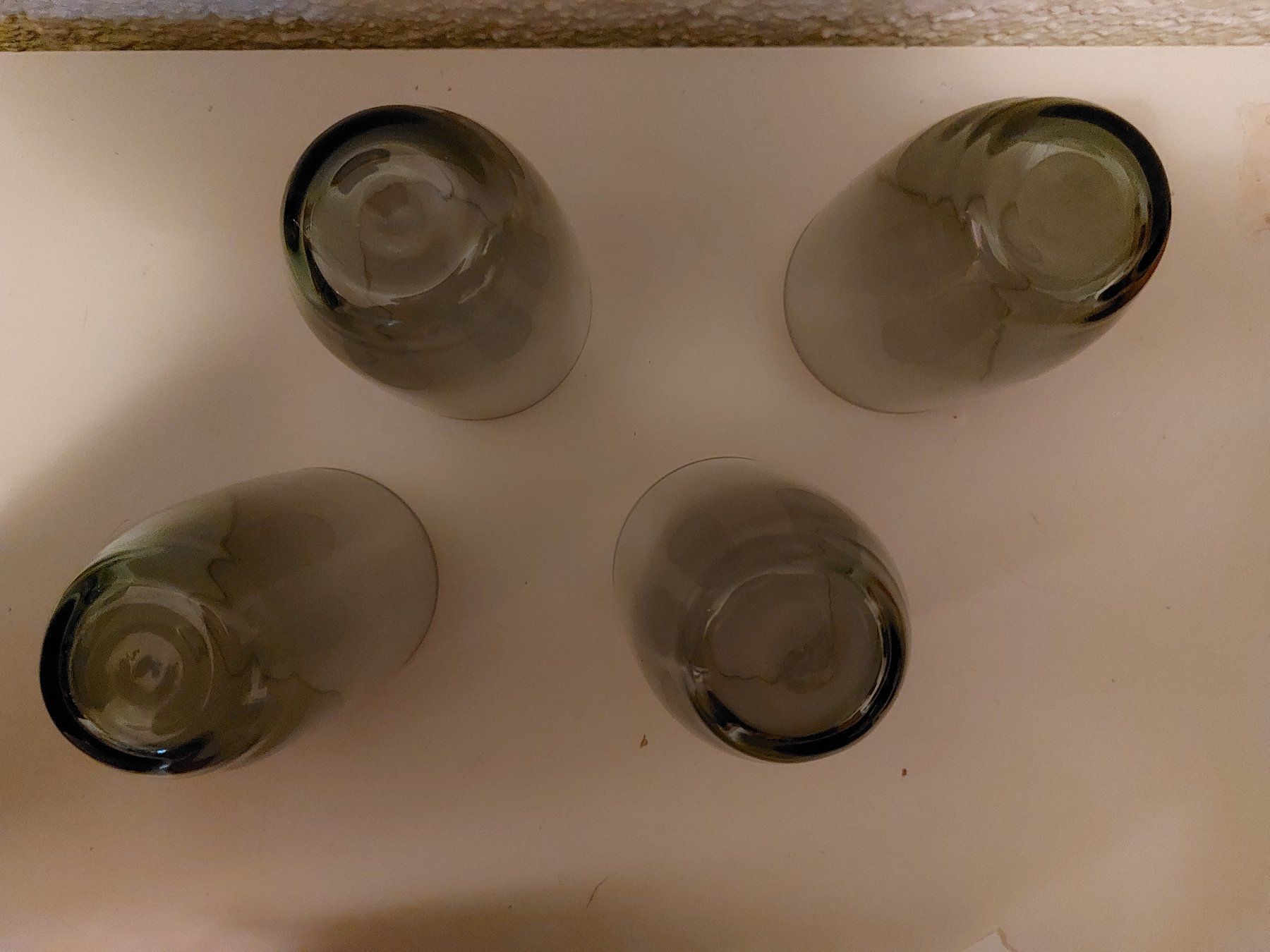 Gläser: 4 Dunkelgraue Wassergläser Longdrinkgläser Gläser Set – Gebraucht aus Horgen von Angel0010 3