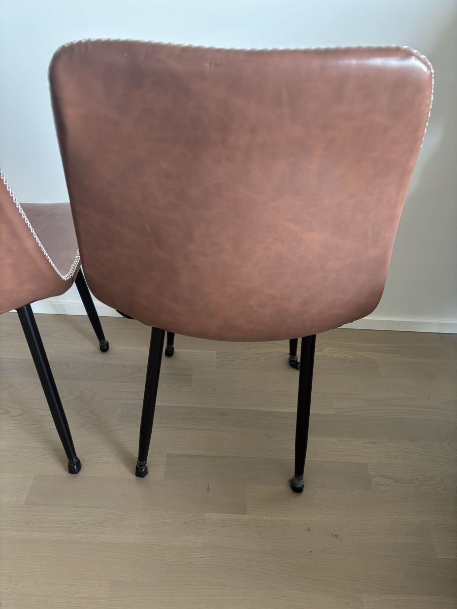 Stühle: Stuhl braun Kunstleder 2er Set – Gebraucht aus Scherzingen von fab_flh6 6