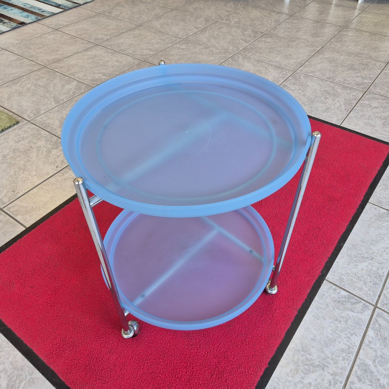 Carrelli di servizio: Cooler Barwagen, Trolley Servierwagen Rollwagen 2 Ablagen – Usato da Nottwil venduto da Wondewa-Shop 8