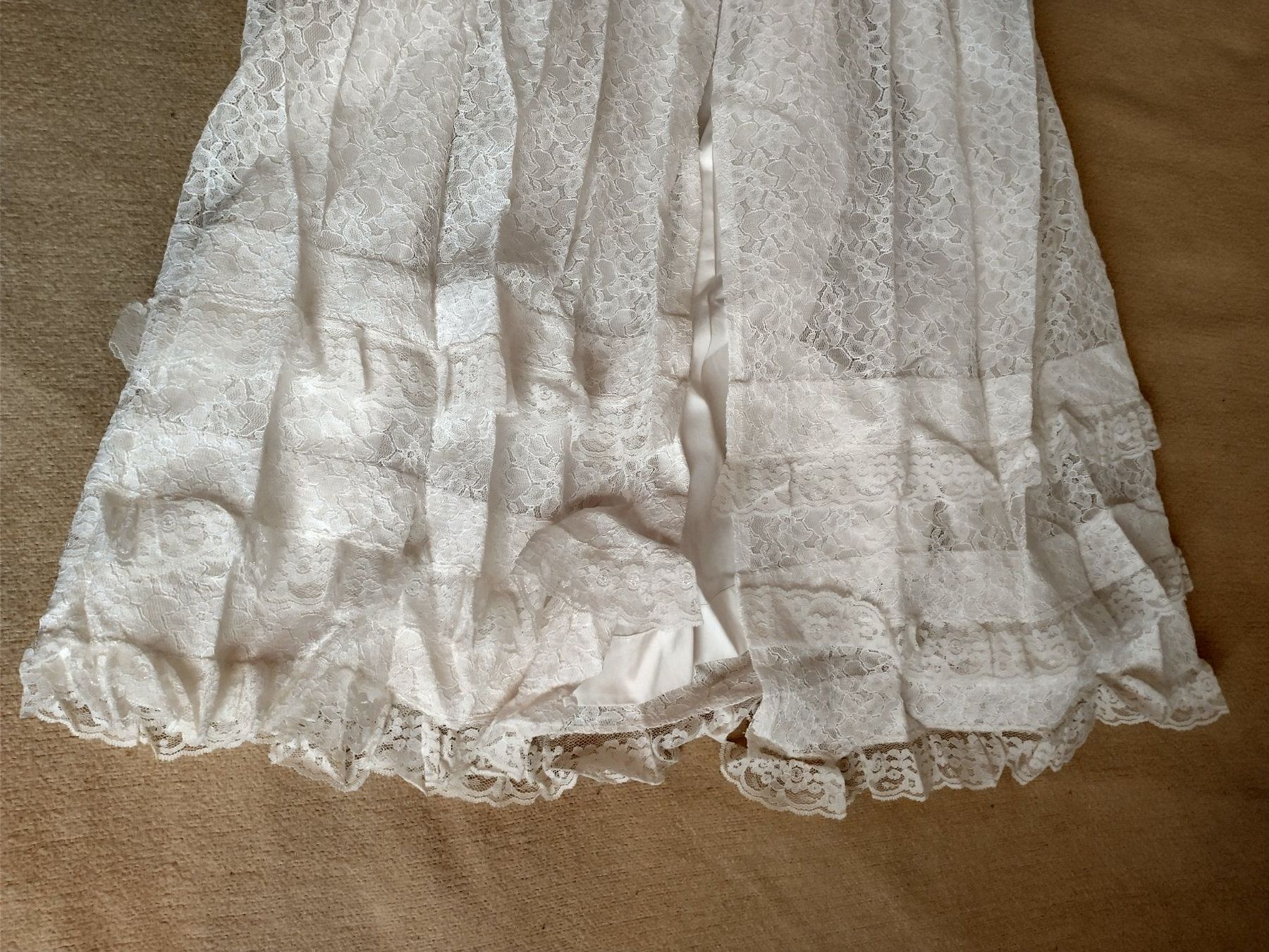 Vestiti & Gonne: Wunderschönes, antikes Taufkleid mit Häubchen, Spitze – Usato da Löhningen venduto da Chimae67 7