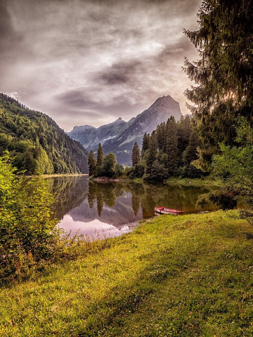 Foto & Immagini: Leinwandbild "Obersee" 50x70cm – Usato da Schwanden GL venduto da FOTO-GALL