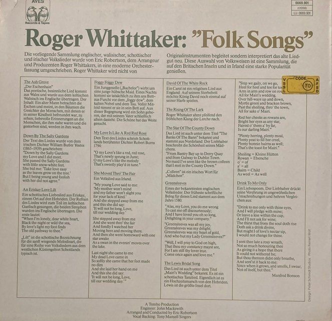 Dischi in vinile: 4x LPs Roger Whittaker – Usato da Grüningen venduto da azulmarron 3