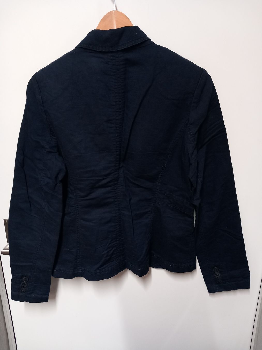S.Oliver Giacche: S.Oliver Leinenblazer Gr.38 elegant, marine – Usato da Gwatt (Thun) venduto da umwelt-brocki 3