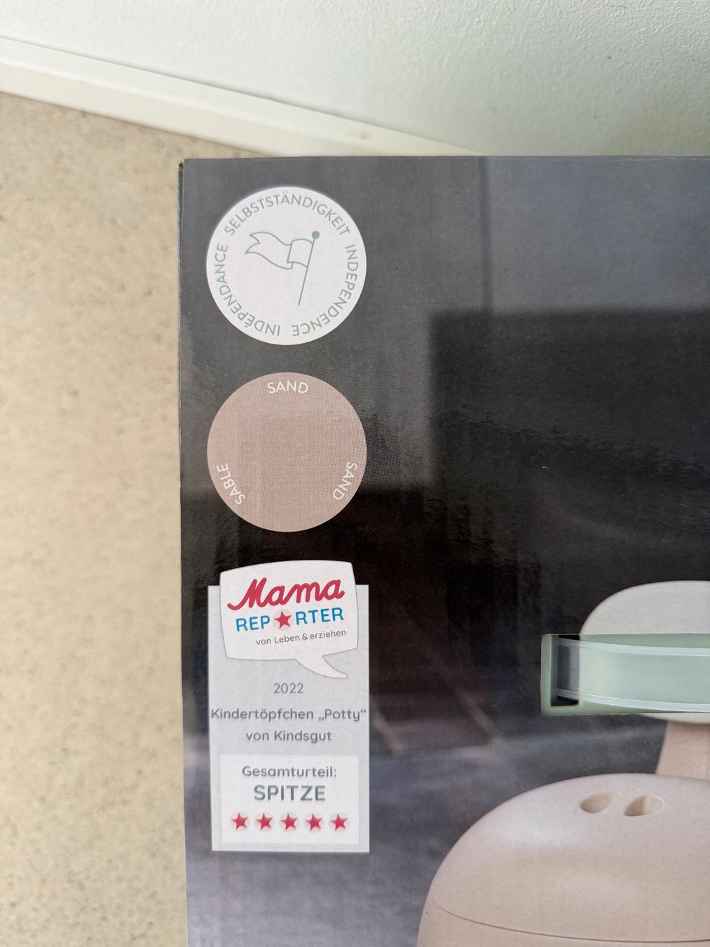WC: Kindsgut Kindertöpfchen Wal (Farbe: Sand) – Nuovo (secondo la descrizione) da Zürich venduto da Cia91 3