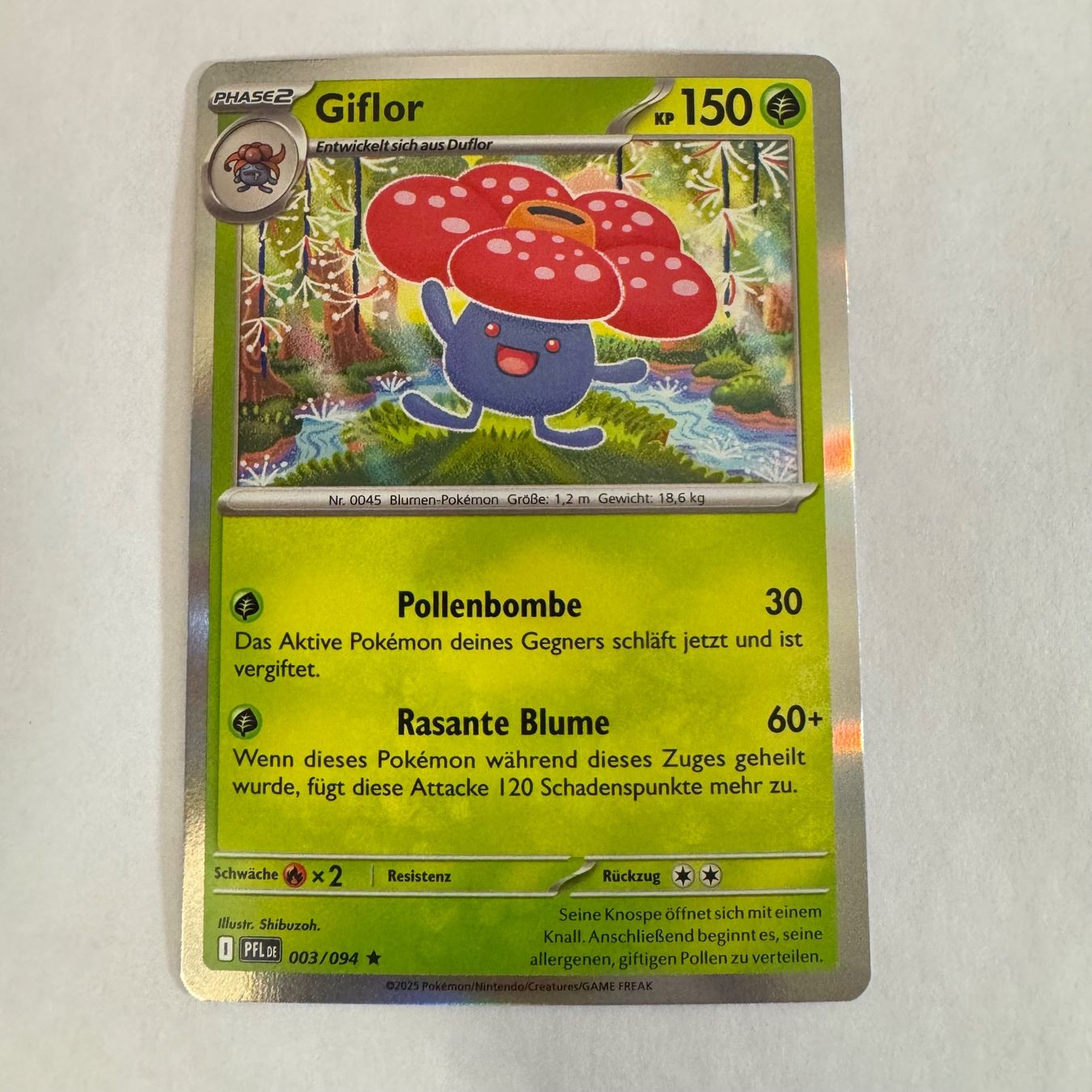 Pokémon Carte collezionabili: Pokémon PFL - Giflor - 3 / 94 - DE – Nuovo (secondo la descrizione) da Staad SG venduto da miaCards
