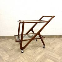 Mid Century Italienischer Teewagen / Bar by Cesare Lacca