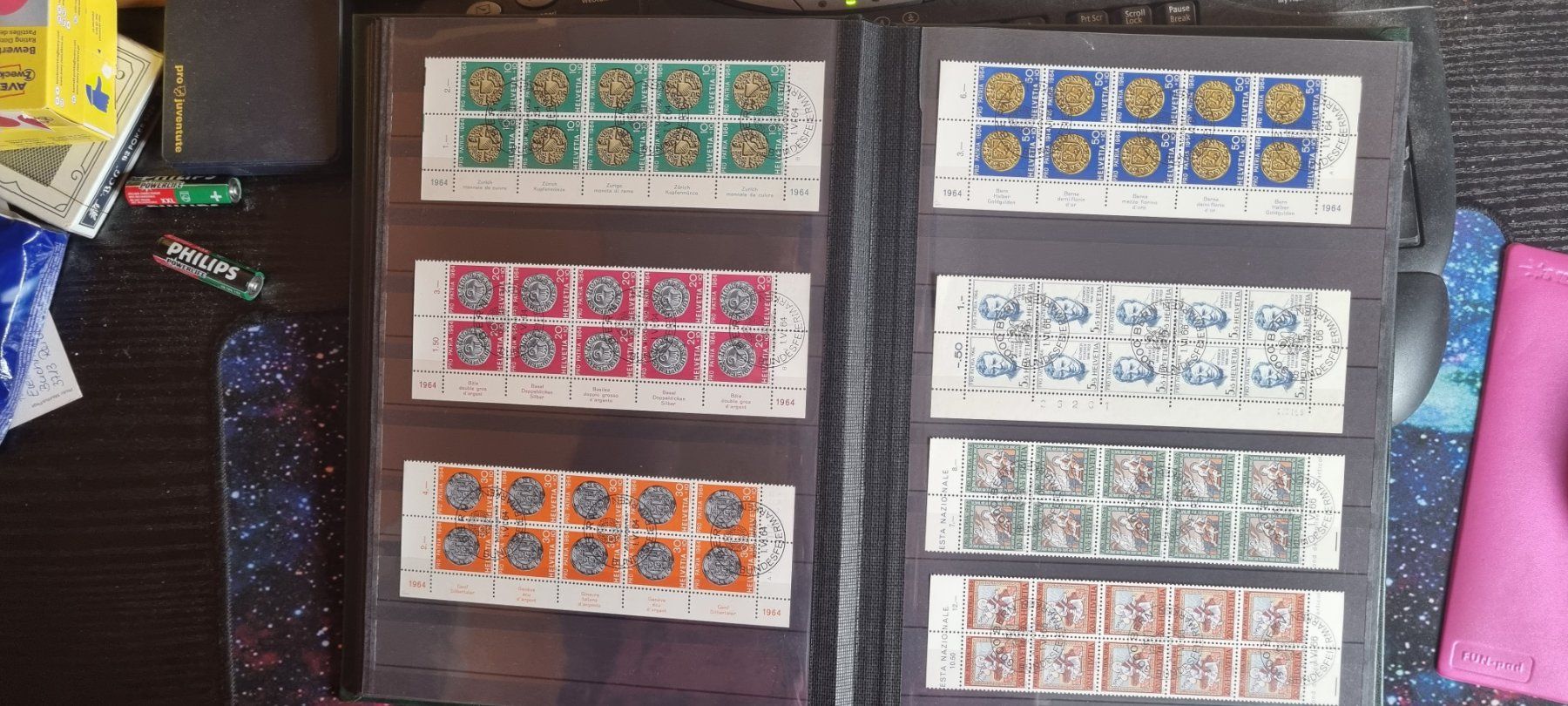 Alle Briefmarken: CH LOT PRO PATRIA AB 1938 -64 ** – Gebraucht aus Dintikon von bonita099 6