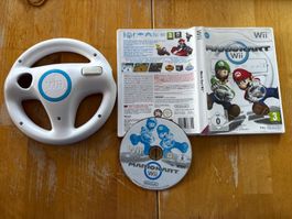 Mario Kart Wii mit Lenkrad