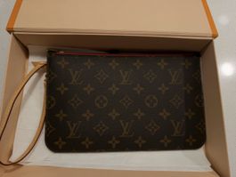 Original Louis Vuitton Neverfull MM Pochette Monogram – Clut