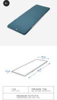 Quechua self inflating camping air mattress comfort