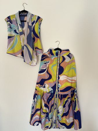 Emilio Pucci Set (Rock & Weste) Gr. M, wie neu⁠